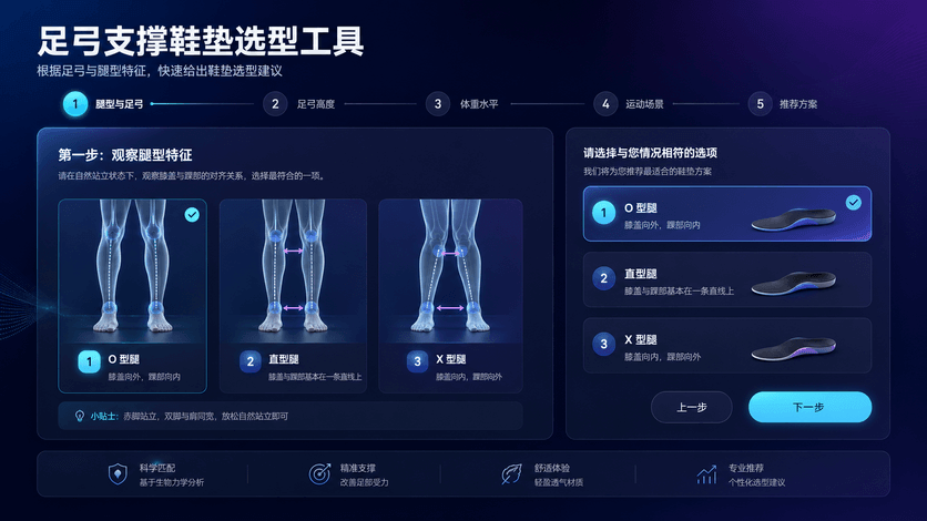 足弓支撑鞋垫选型占位图