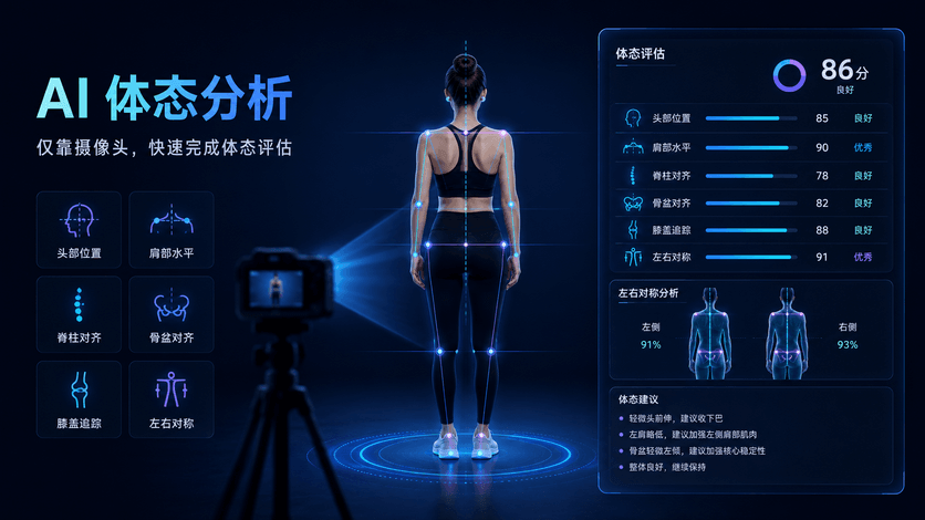 AI体态分析占位图