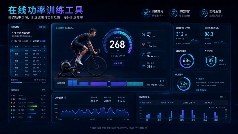 在线功率训练占位图